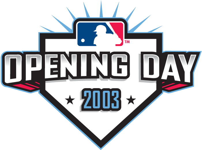 MLB Opening Day 2003 Primary Logo iron on transfers for clothing